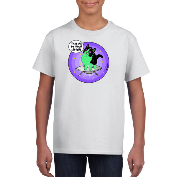 Alien Kitty Kid's Tee Thumbnail