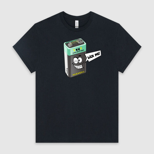 Lick Me 9V Battery Men's Tee Thumbnail