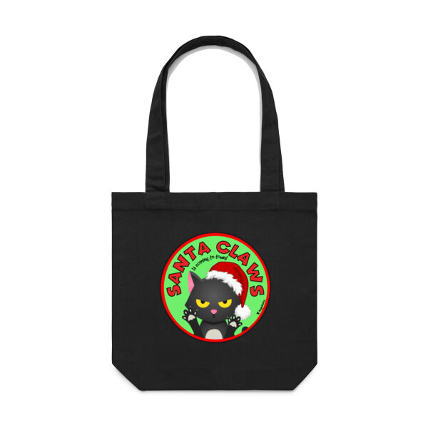 Santa Claws Tote Bag Thumbnail
